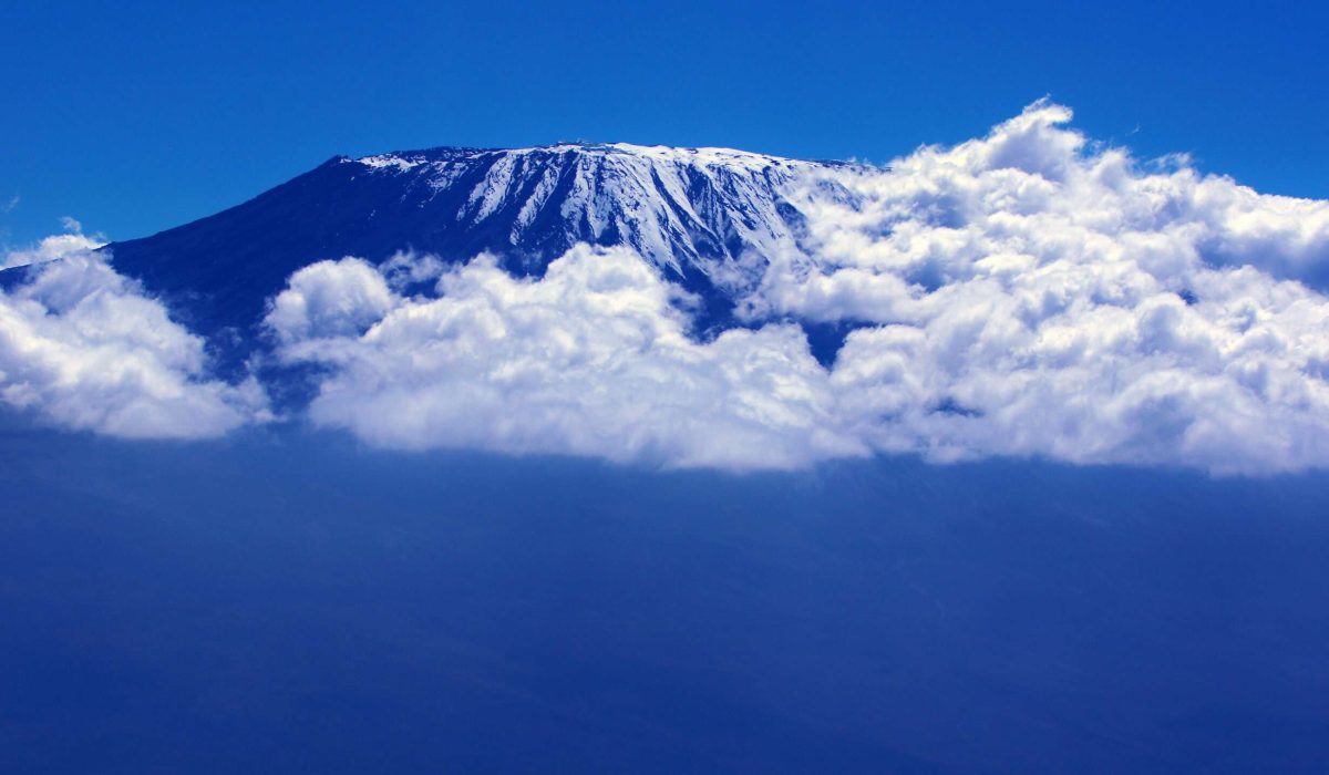 Mount Kilimanjaro in Tanzania.